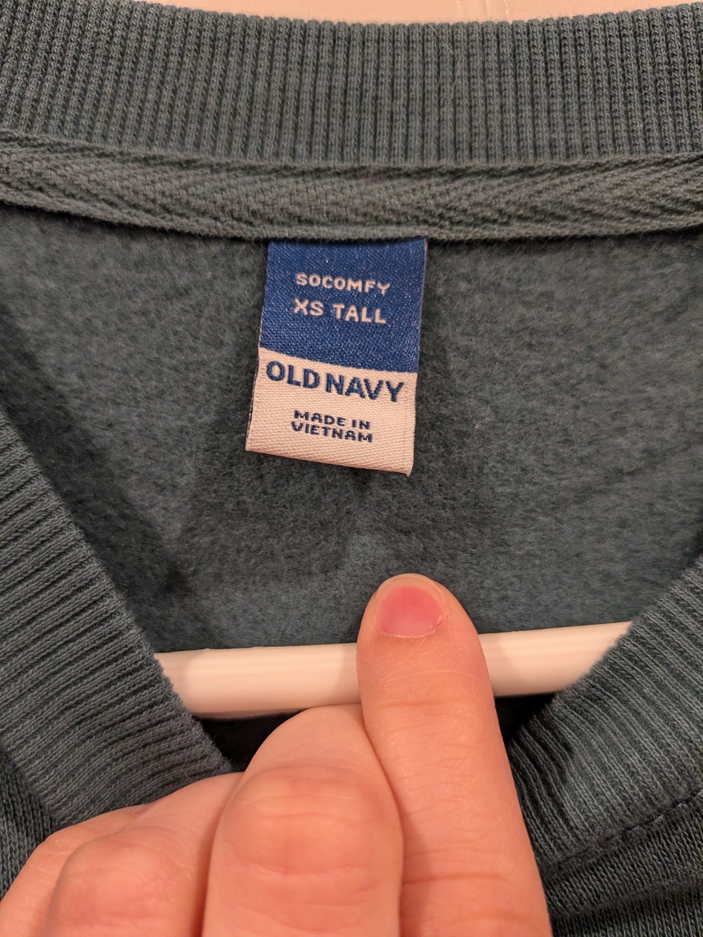 Old Navy Teal Green Crewneck Pullover - Picture 3 of 7